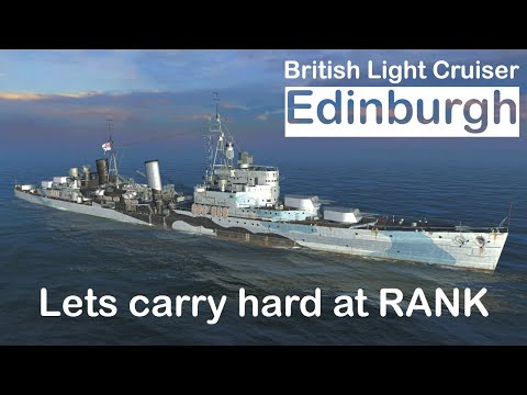 Is Edinburgh Good for Rank Battle? | 3 Kills and 118k Damage | WOWs