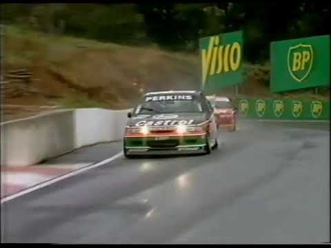 Larry Perkins Sideways In The Wet   Bathurst 1994