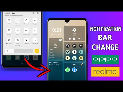 How To Change Notification Bar In Oppo And Realme Phone