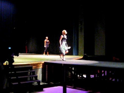 Holly in the HHS Fashion Show