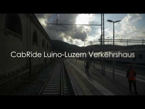 CabRide Luino - Luzern Verkehrshaus Re 4/4 - Gotthard Bahn