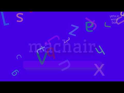 MACHAIR - HOW TO PRONOUNCE MACHAIR? #machair