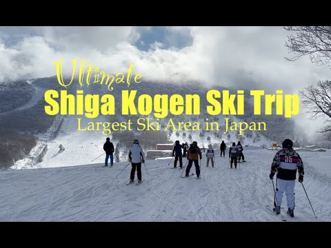 ULTIMATE SHIGA KOGEN SKI TRIP | The Largest Ski Area in Japan★★長野県志賀高原スキー場