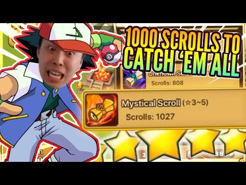 1,000+ SCROLLS! Journey To CATCH Them ALL! - COLLECT ALL The NAT 5s! - Summoners War
