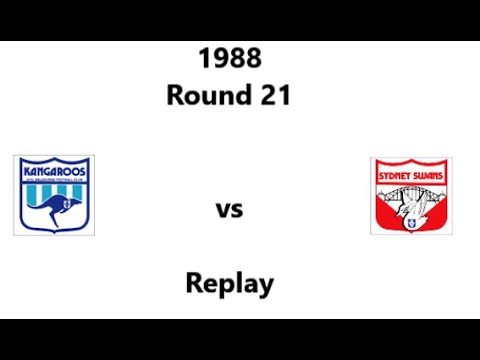 1988 Round 21 - North Melbourne vs Sydney Swans