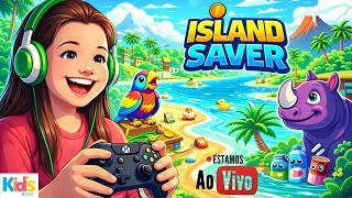 Island Saver no Xbox Series Jogo Divertido GAMEPLAY PT BR Liberando Animais e Colorindo Episódio #1