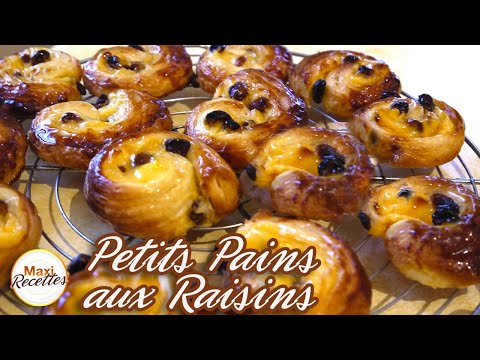 Petits Pains aux Raisins Recette Facile et Rapide