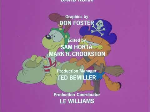 Garfield's Halloween Adventure (1985) End Credits by Desirée Goyette & Ed Bogas