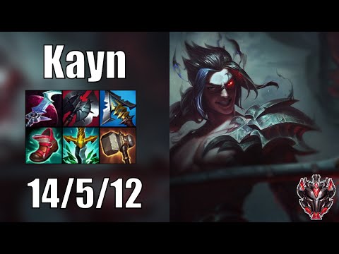 Kayn vs Qiyana JUNGLE - Patch 12.8 euw1 GRANDMASTER
