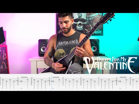 Bullet For My Valentine - "Waking The Demon" - Guitar Cover with On Screen Tabs(#23)