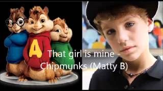 That girl is mine - Chipmunks (Matty B)