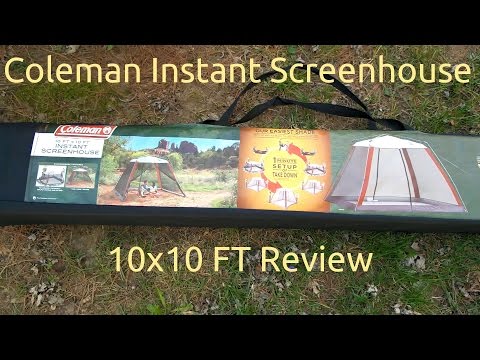 Coleman 10x10ft Instant Screenhouse Review