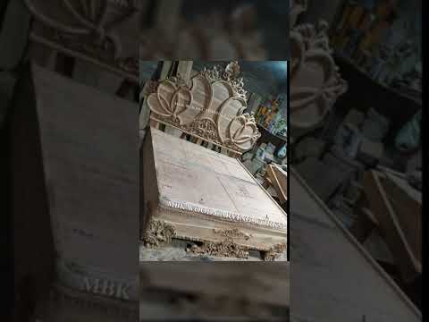 Teak Wood Double Bed