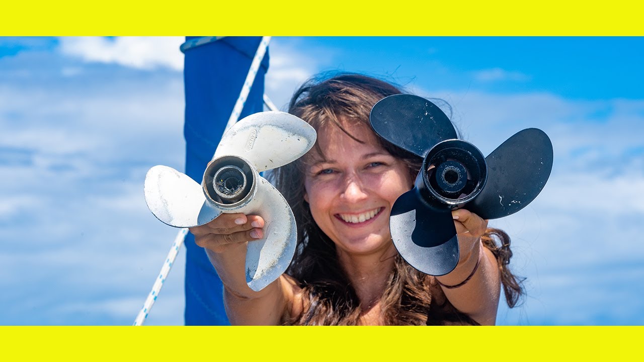 Which Propeller is BEST! Comparison video. Sailing Indonesia (Learning By Doing Ep 108)