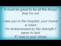 Lou Reed - No Chance Lyrics