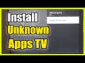 How to Turn On Install Apps From Unknown Sources on Amazon FIRE TV (Fast Tutorial)