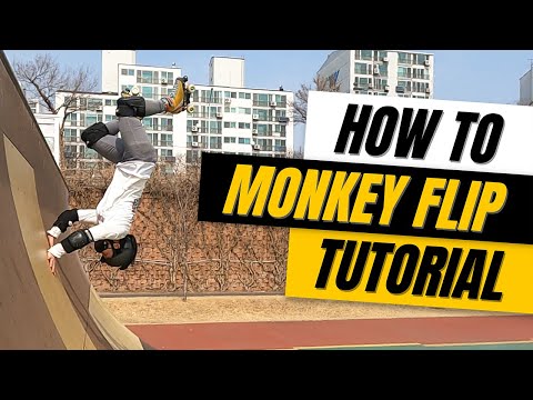 How to Monkey Flip / Banana Flip on Roller Skates | Trick Tutorial