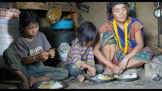 Eating in the village and doing household choresllRuralvilagelife