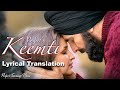 Keemti -Lyrical Translation | Mission Raniganj  | Akshay Kumar, Parineeti Chopra | Vishal Mishra