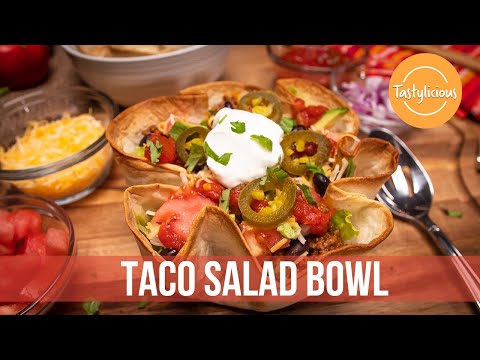 Delicious Taco Salad Bowl In Minutes! Easy And Quick Recipe