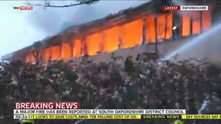 Breaking News - Three Major Fires Reported In Oxfordshire