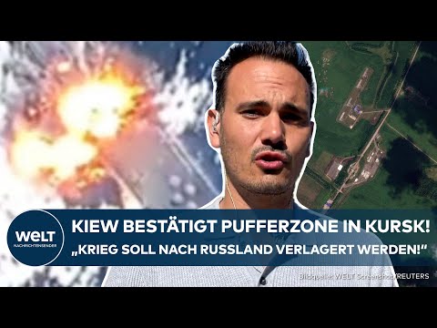 PUFFERZONE IN KURSK: Ukraine bestätigt Kontrollzone! "Krieg soll nach Russland verlagert werden!"