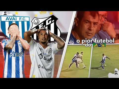 3 santistas assistindo ao pior futebol já praticado