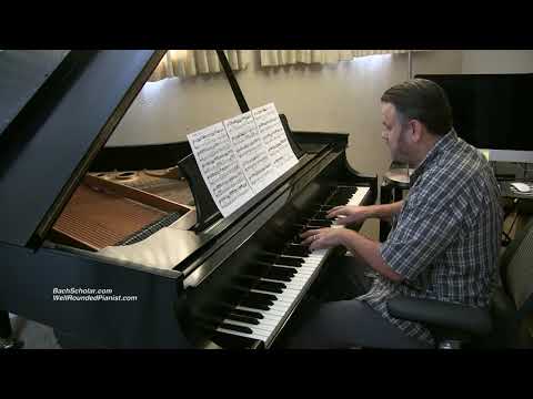 J.S. BACH: Variation 25 from "Goldberg Variations" | Cory Hall, pianist