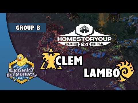 Clem vs Lambo - TvZ | HomeStory Cup 24: Group Stage - Group B | StarCraft 2 Tournament