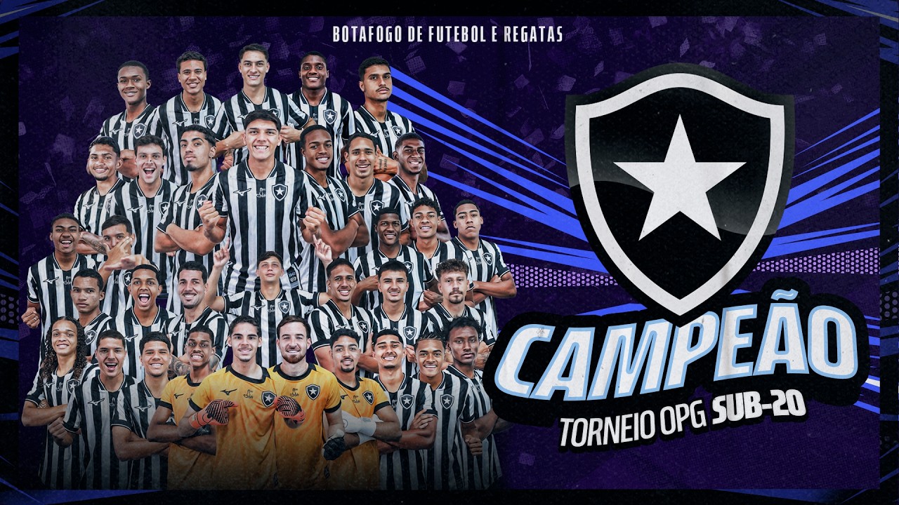 VÍDEO: Botafogo divulga bastidores de título do Torneio OPG Sub-20 2026