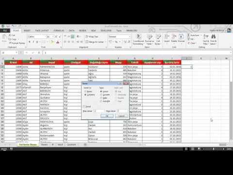 55 dərsə Excel: Dərs 13.5 - Öyrəndiklərimiz əsasında praktiki həll