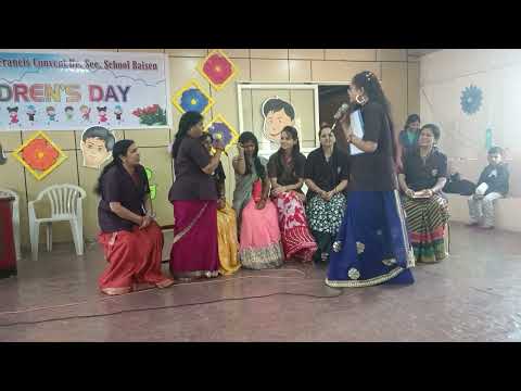 Priamry teachers perform skit on children's day.....