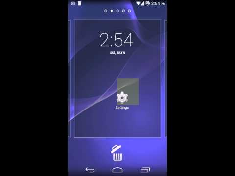 Sony Xperia Z2 Launcher on Android 4.4 and up