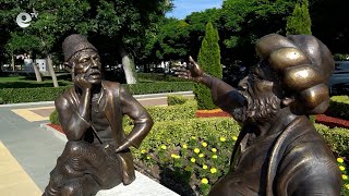 Скулптури на популярните герои Хитър Петър и Настрадин Ходжа бяха открити в Момчилград
