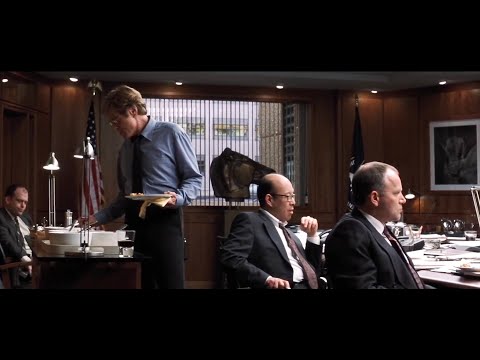 Spy Game (2001) - CIA Lunch Talking About Tom Bishop's Recruitment