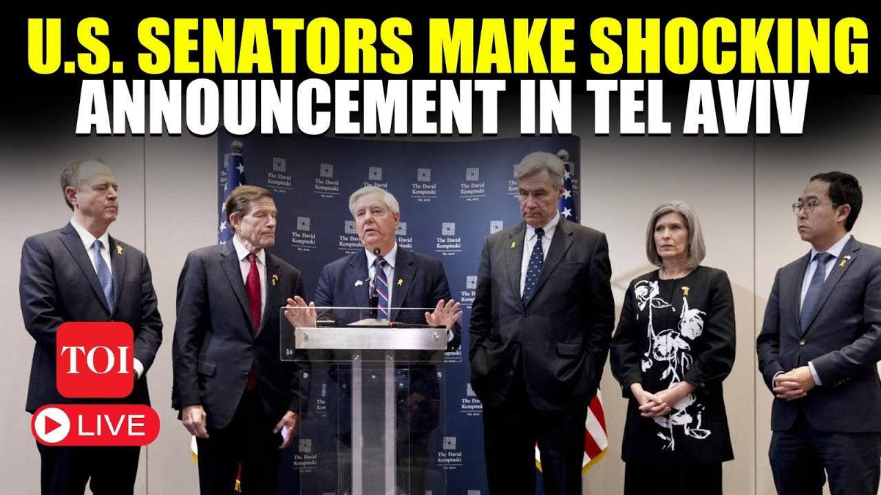 LIVE: SHOCKING Announcement By U.S. Senators In Tel Aviv After Trump's Gaza Stunner