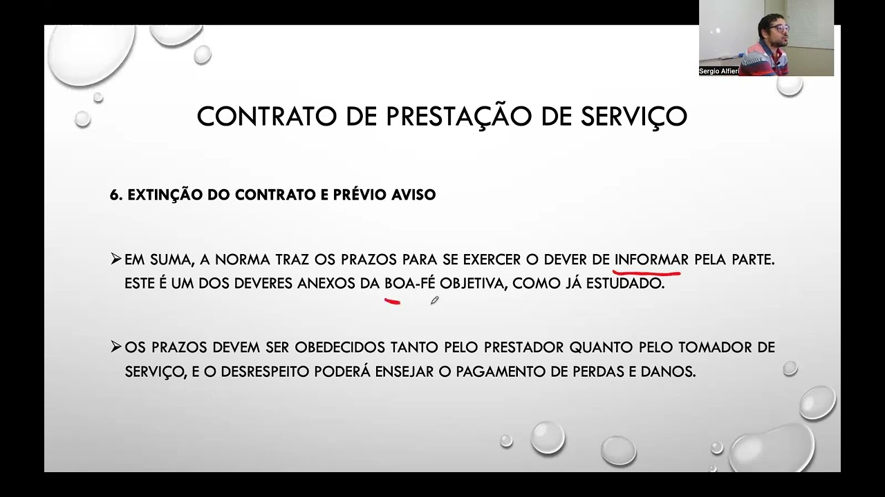 Contrato de prestação de serviço (parte 4)