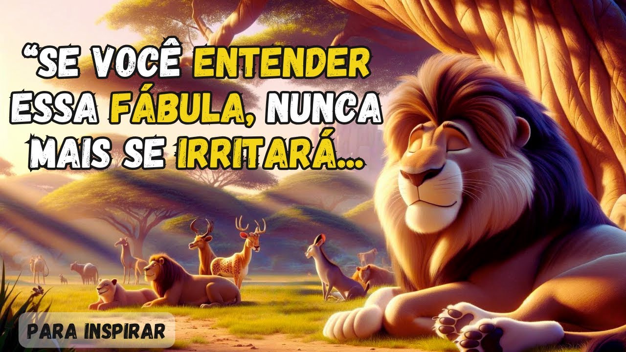 O Leão Que Não Se Irritava Com Nada | Uma Linda Reflexão De Vida