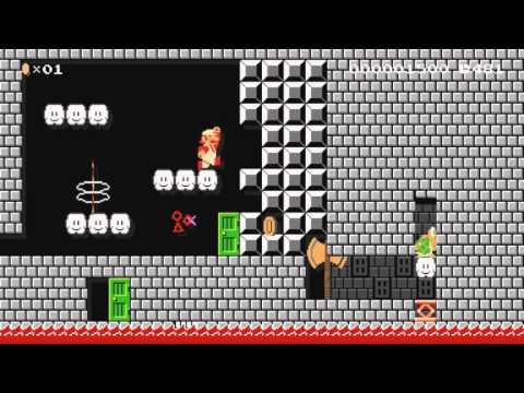 Super Mario Maker (WiiU) - "Between Kamek and a Small Space" by Steven