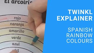 Learning Spanish Rainbow Colours | Twinkl Parents