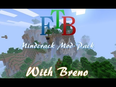 FTB Mindcrack With Bren Ep10 Steve's Cart's Tree Farm
