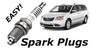 How to Change Spark Plugs In 4.0L Chrysler Town & Country / Dodge Grand Caravan.