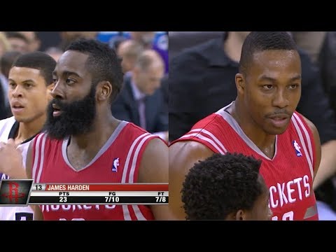 2014.02.25 - James Harden & Dwight Howard Full Combined Highlights at Kings