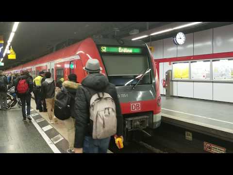 S2 to Erding arrives in Munich Hauptbahnhof