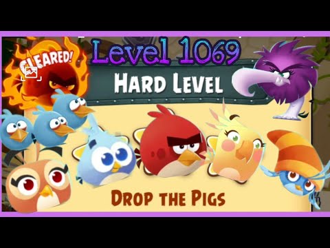 Angry Birds Pop Hard Level 1069 - Playing this with 7 different Characters - which one is best 💜