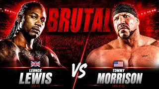 BRUTAL Fight That Shocked The World | Lennox Lewis vs Tommy Morrison
