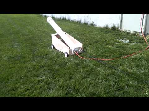 Baseball Cannon 300+ yd 2nd shot