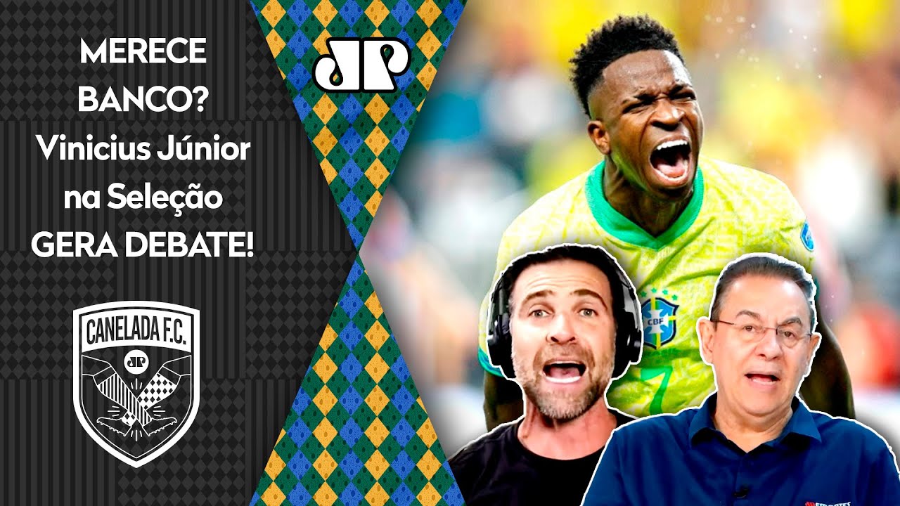 "ISSO É INJUSTO! O Vinicius Júnior TEM QUE SABER que NÃO É INTOCÁVEL na Seleção! Pra mim, ele..."
