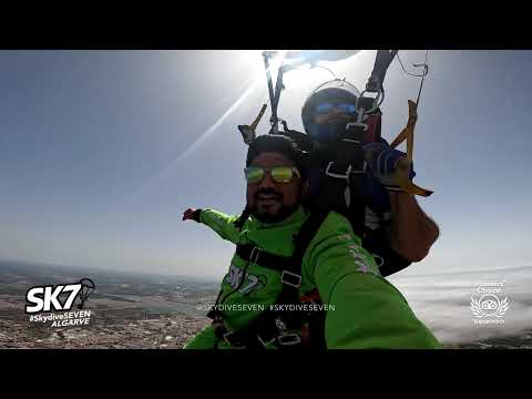 First Time Skydiving in Portugal (I Survived!) @skydiveseven