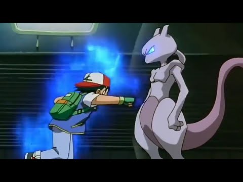 ash punches mewtwo